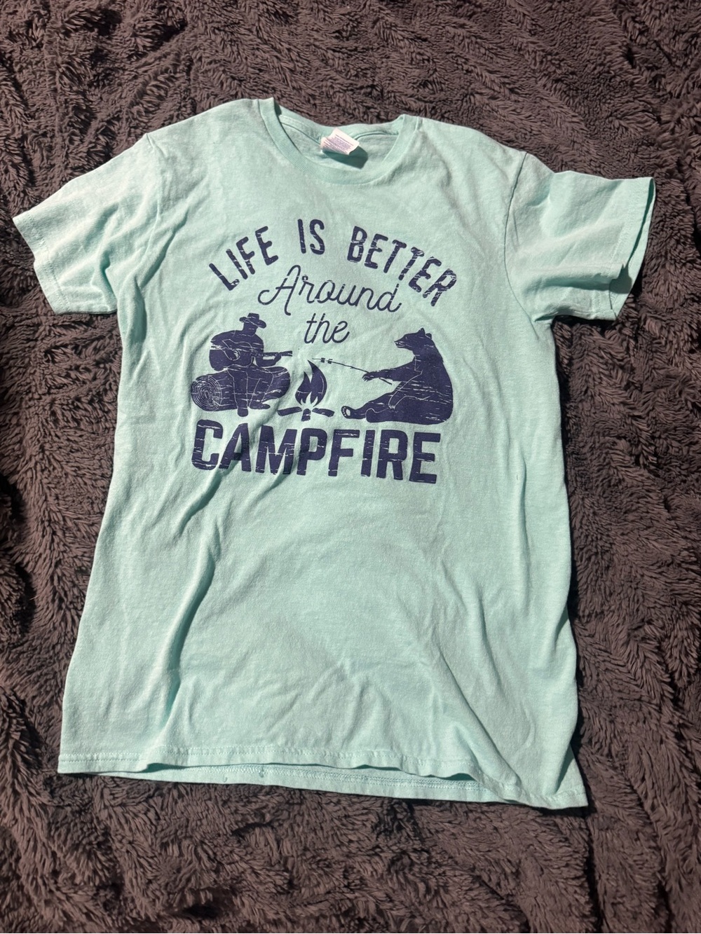 Delta Mint Green 'Campfire' Graphic Tee